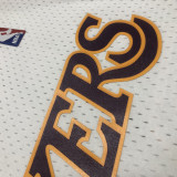 2009/10 Lakers BRYANT #24 Retro White NBA Jerseys热压