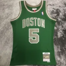 2003/04 Celtics GARNNETT #5 Retro Green NBA Jerseys热压