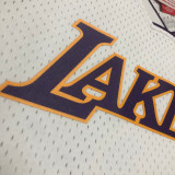 2003/04 Lakers BRYANT #8 Retro White NBA Jerseys热压
