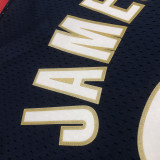 2008/09 Cleveland JAMES #23 Retro Dark Blue NBA Jerseys热压