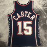 2006/07 Nets CARTER #15 Retro Dark Blue NBA Jerseys热压