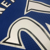 2003/04 Timberwolves GARNETT #21 Retro Blue NBA Jerseys热压