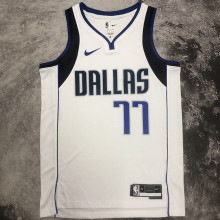 2023/24 Mavericks DONCIC #77 White NBA Jerseys