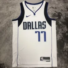 2023/24 Mavericks DONCIC #77 White NBA Jerseys
