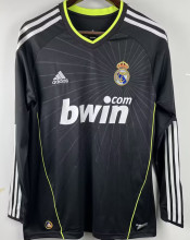 2010/11 RM Away Black Long Sleeve Retro Jersey