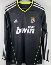 2010/11 RM Away Black Long Sleeve Retro Jersey