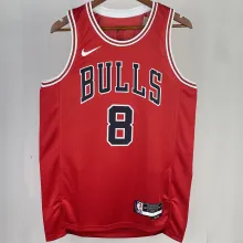 2023/24 Bulls LAVINE #8 Red NBA Jerseys