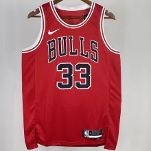 2023/24 Bulls PIPPEN #33 Red NBA Jerseys