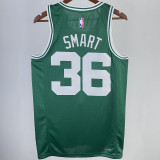 2023/24 Celtics SMART #36 Green NBA Jerseys 热压