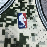 2013/14 Spurs DUNCAN #21 Camo Retro NBA Jerseys 热压