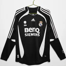 2006/07 RM Third Black Long Sleeve Retro Jersey