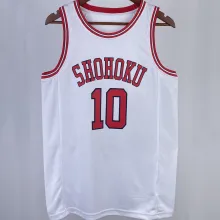 SAKURAGI #10 SHOHOKU White NBA Jersey