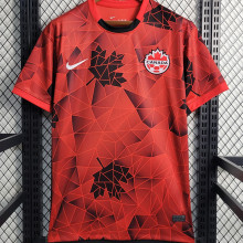 2023/24 Canada Home Red Fans Soccer Jersey