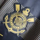 2019/20 Corinthians Third Black Retro Soccer Jersey