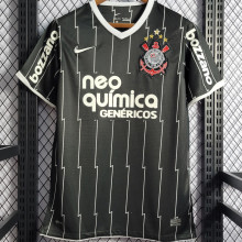 2011/12 Corinthians Black Retro Soccer Jersey