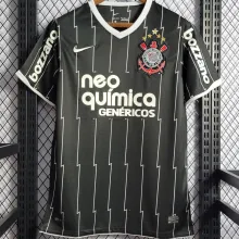 2011/12 Corinthians Black Retro Soccer Jersey