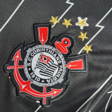 2011/12 Corinthians Black Retro Soccer Jersey
