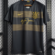 2019/20 Corinthians Third Black Retro Soccer Jersey