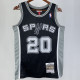 2002/03 Spurs GINOBILI #20 Black Retro NBA Jerseys 热压
