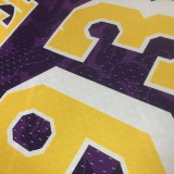 1993 Lakers BAPE×M&N #93 Purple NBA Jerseys