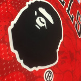 1997/98 Bulls BAPE×M&N #93 Red NBA Jerseys