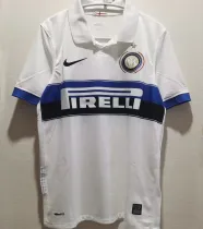 2009/10 In Milan Away White Retro Soccer Jersey