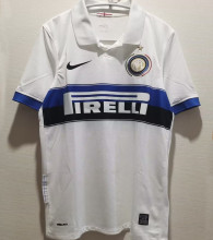 2009/10 In Milan Away White Retro Soccer Jersey
