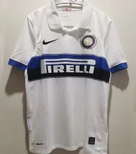 2009/10 In Milan Away White Retro Soccer Jersey
