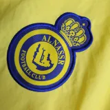 2023 Al Nassr ReversibleYellow White Windbreaker 双面