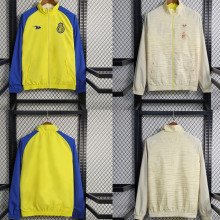 2023 Al Nassr ReversibleYellow White Windbreaker 双面