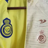 2023 Al Nassr ReversibleYellow White Windbreaker 双面