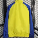 2023 Al Nassr ReversibleYellow White Windbreaker 双面