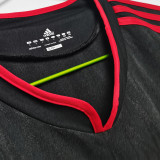 2010 Mexico Away Black Retro Soccer Jersey