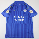 2016/17 Leicester City Home Blue Retro Soccer Jersey