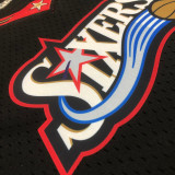 76ers IVERSON #3 Retro Black NBA Girl Jersey