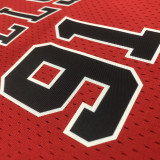 Bulls RODMAN #91 Retro Red NBA Girl Jersey