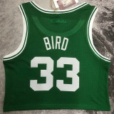 Celtics BROD #33 Retro Green NBA Girl Jersey
