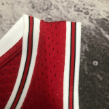 Bulls RODMAN #91 Retro Red NBA Girl Jersey