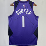 Suns BOOKER  #1  Purple City Edition  NBA Jerseys