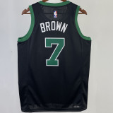 2023/24 Celtics BROWN #7 Black  NBA Jerseys