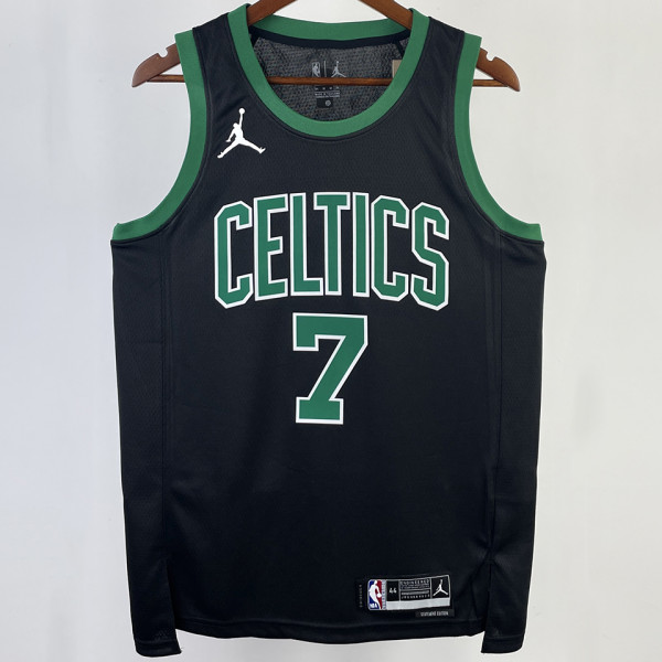 2023/24 Celtics BROWN #7 Black  NBA Jerseys