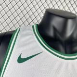 2023/24 Celtics TATUM #0  White NBA Jerseys 热压