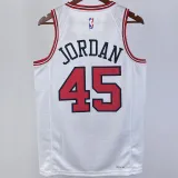 2023/24 Bulls JORDAN #45  White NBA Jerseys 热压