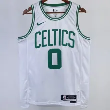 2023/24 Celtics TATUM #0  White NBA Jerseys 热压