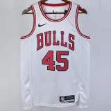2023/24 Bulls JORDAN #45  White NBA Jerseys 热压