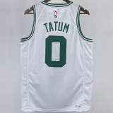 2023/24 Celtics TATUM #0  White NBA Jerseys 热压