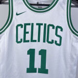 Celtics IRVING #11 White Kids NBA Jersey 热压