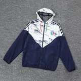 2023/24 Italy Sapphire Blue Windbreaker