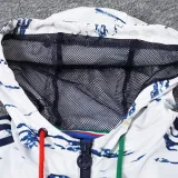 2023/24 Italy Sapphire Blue Windbreaker