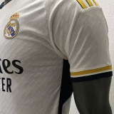 2023/24 RM Home White Player Version Soccer Jersey